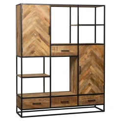 Mangohoutonline Mangohouten Vakkenkast New Haven XXL Mahom