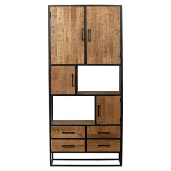 Mangohoutonline Mangohouten Vakkenkast San Antonio 90 cm Mahom