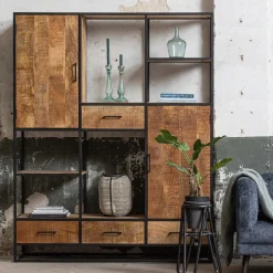 Mangohoutonline Mangohouten Vakkenkast San Antonio XXL Mahom