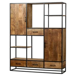 Mangohoutonline Mangohouten Vakkenkast San Antonio XXL Mahom