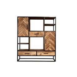 Mangohoutonline Mangohouten Vakkenkast Toronto 120 cm Mahom
