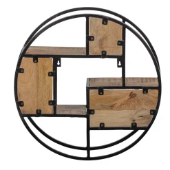 Mangohoutonline Mangohouten Wandrek Rond 60 cm Mahom