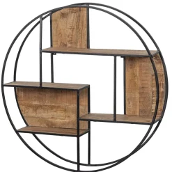 Mangohoutonline Mangohouten Wandrek Rond 100 cm Mahom