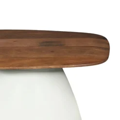 Mangohoutonline Salontafel Anna 50 cm Houten blad Mahom