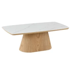 Mangohoutonline Salontafel Santiago Woodvineer 120 cm Mahom