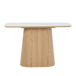 Mangohoutonline Sidemeubel Santiago Houtfineer 120 cm Mahom