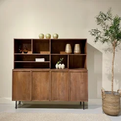 Mangohoutonline Wandkast Elan 180 cm