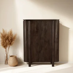 Mangohoutonline Wandkast Salano Brown 150 cm