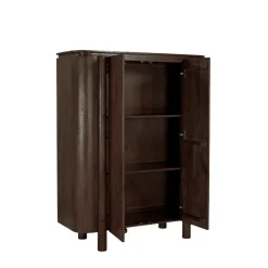 Mangohoutonline Wandkast Salano Brown 150 cm