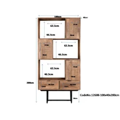 Mangohoutonline Wandkast Valdez 100 cm